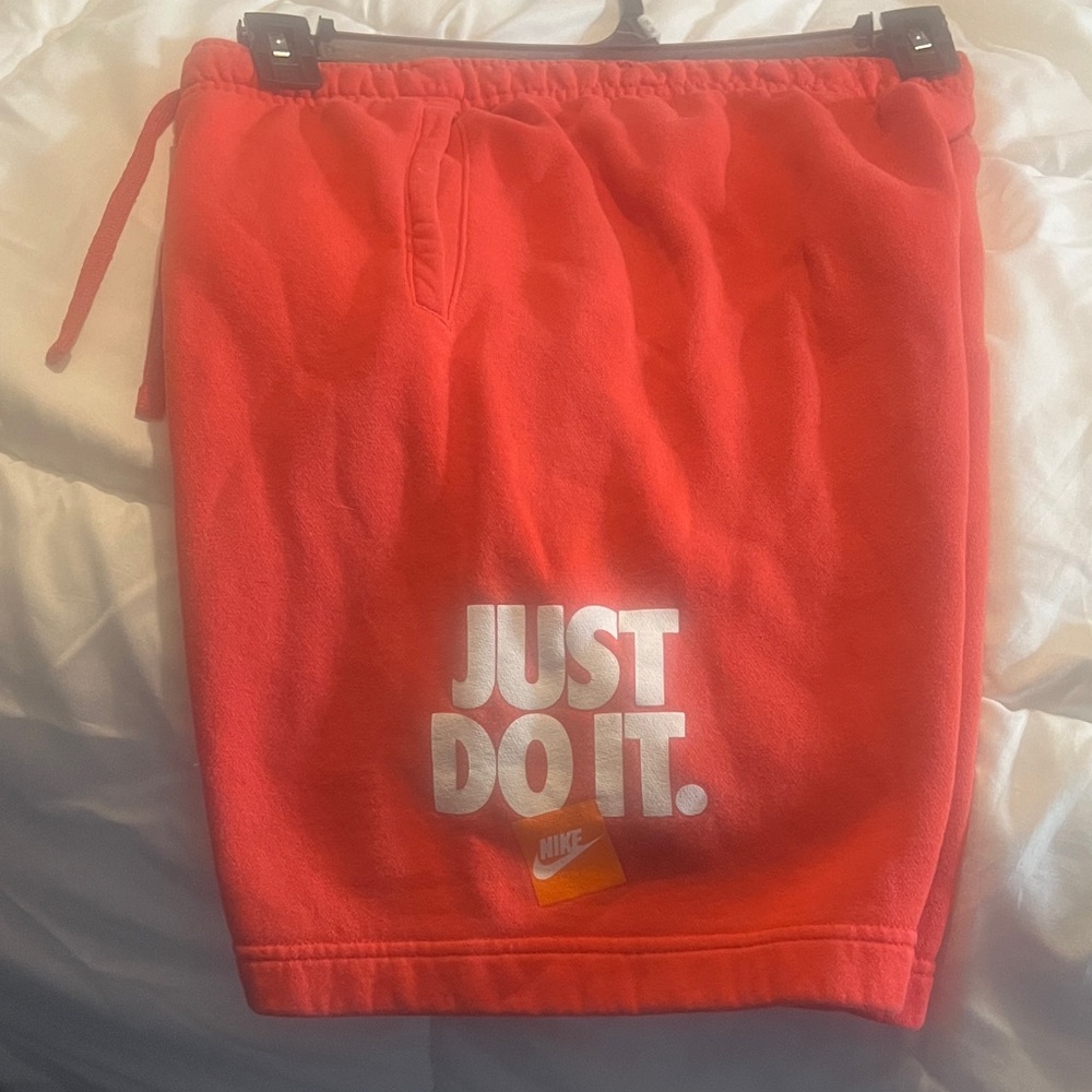 Nike Kids Bright Red Fleece Shorts